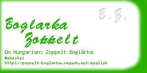 boglarka zoppelt business card